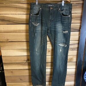Jordan Craig Slim Straight Distressed men’s blue Jeans size 36x32